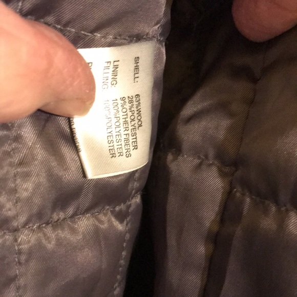 Men's Calvin Klein Black polyester/Wool blend jacket.Large - Picture 4 of 8